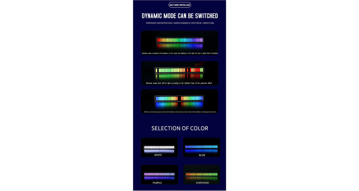 LED Piano Interior Light