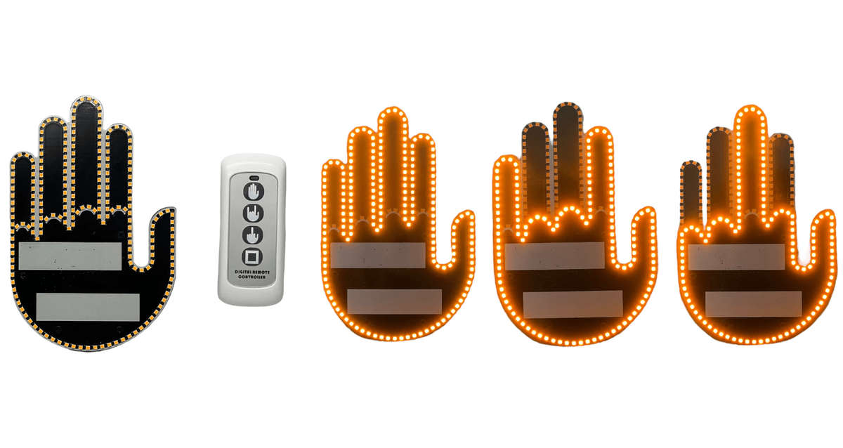 LED Hand Gesture Car Light with Remote Control