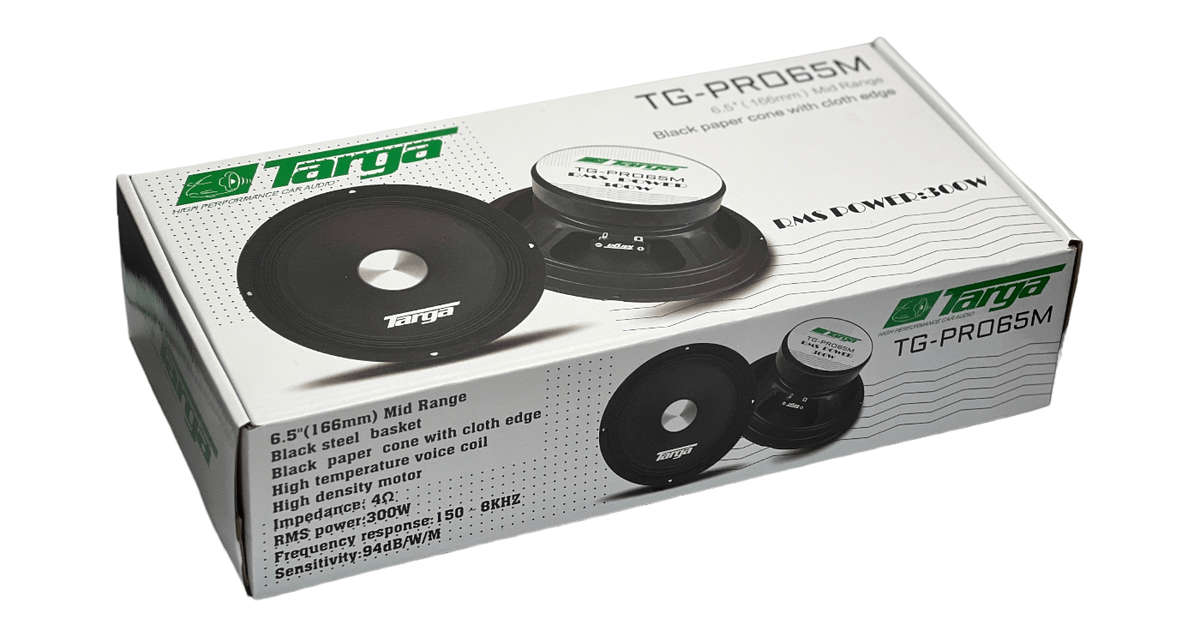 Targa Tg-Pro65m 6.5" Pro Speakers