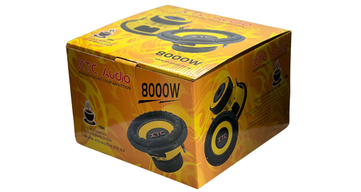 XTC Black Coffee 12 8000W DVC Subwoofer