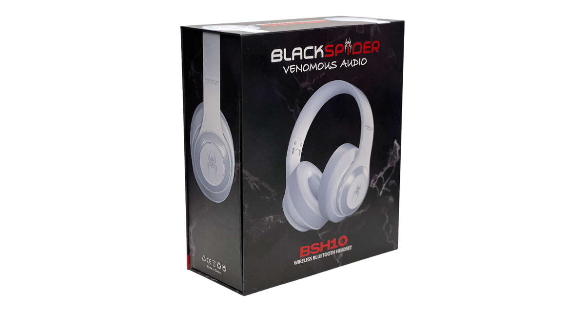 Blackspider Bsh10 Bluetooth Headphones With Rgb Lighting