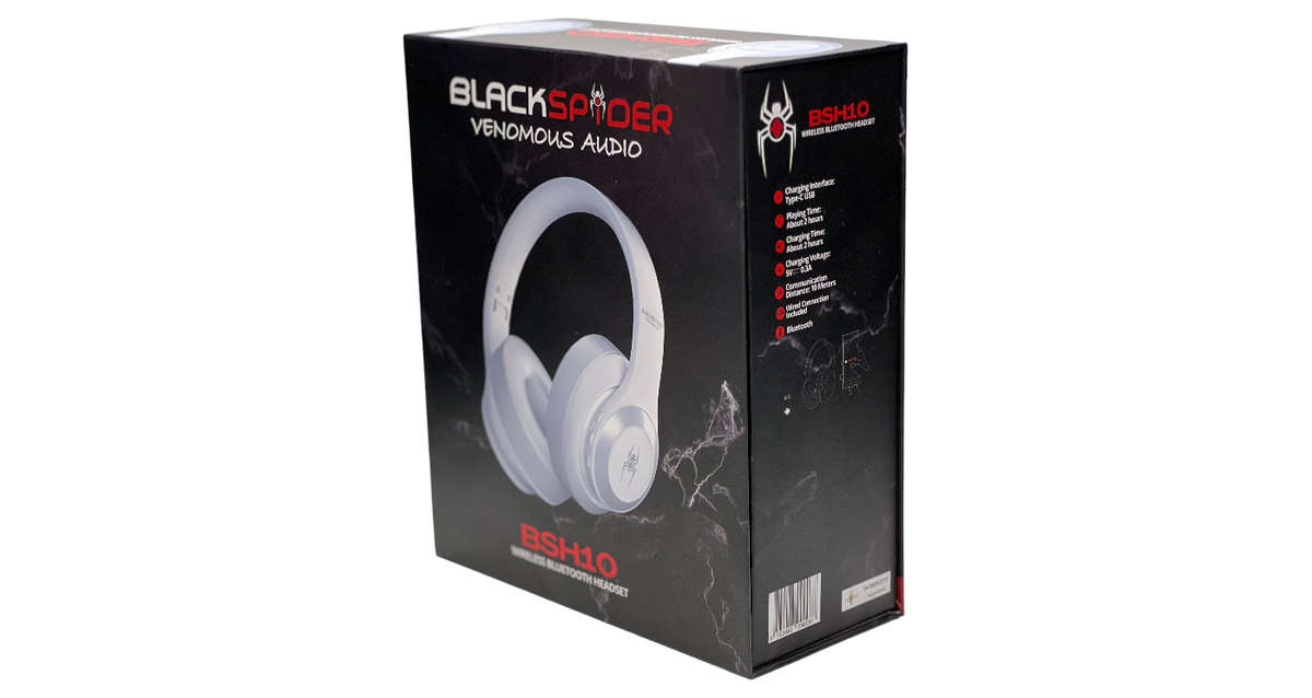 Blackspider Bsh10 Bluetooth Headphones With Rgb Lighting