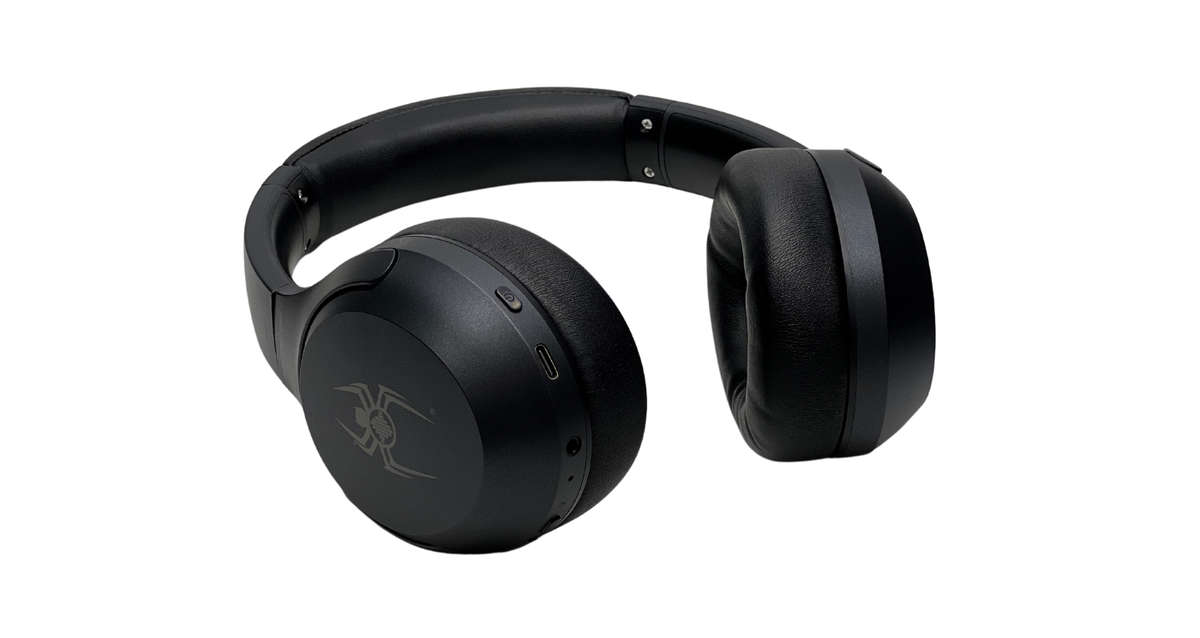 Blackspider BSH15 ANC Active Noise Cancelling Bluetooth Headphones