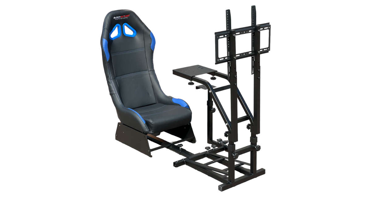 BlackSpider BSVR007 Racing Simulator Seat Black Blue