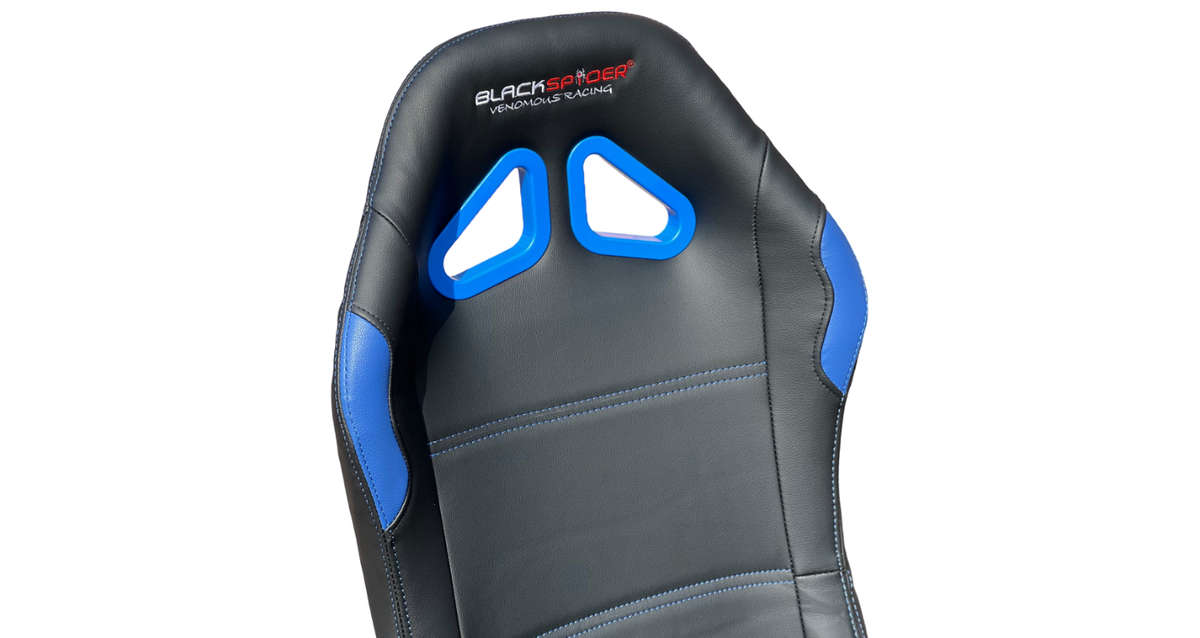 BlackSpider BSVR007 Racing Simulator Seat Black Blue
