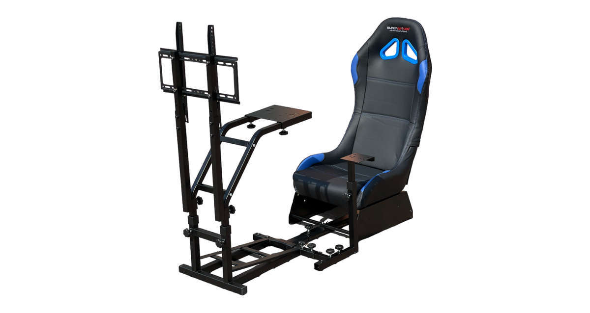 BlackSpider BSVR007 Racing Simulator Seat Black Blue