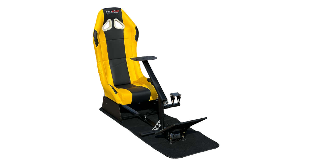 BlackSpider BSVR002 Racing Simulator Seat Yellow Black