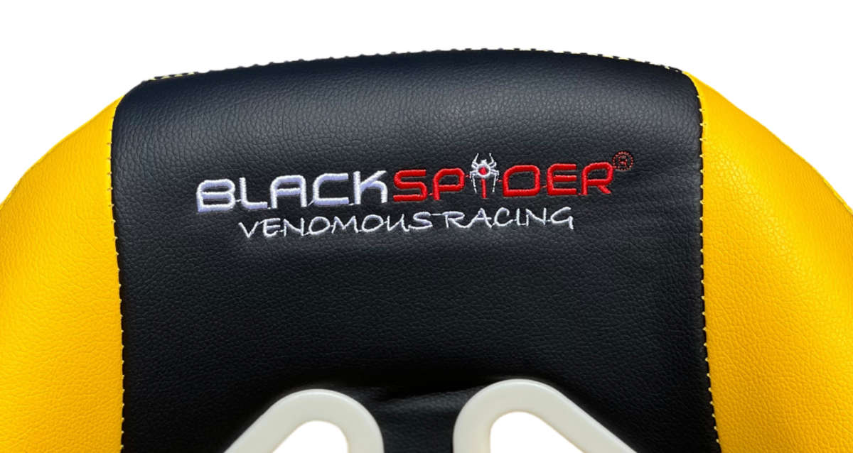 BlackSpider BSVR002 Racing Simulator Seat Yellow Black