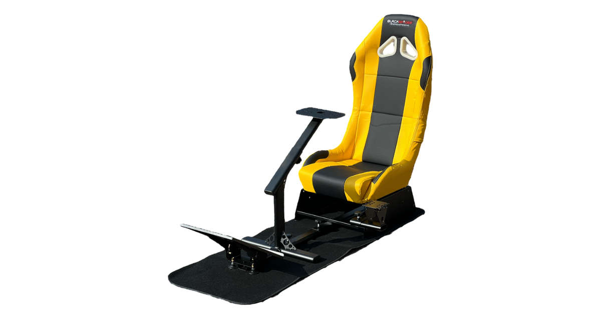 BlackSpider BSVR002 Racing Simulator Seat Yellow Black