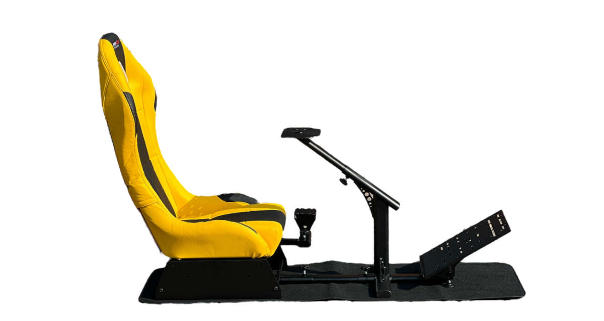 BlackSpider BSVR002 Racing Simulator Seat Yellow Black
