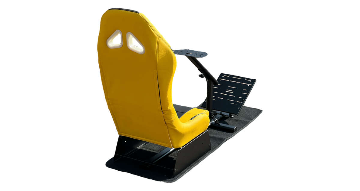 BlackSpider BSVR002 Racing Simulator Seat Yellow Black