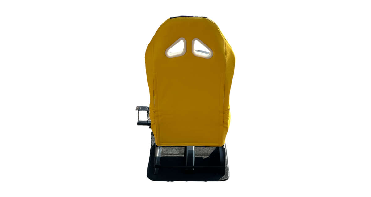 BlackSpider BSVR002 Racing Simulator Seat Yellow Black