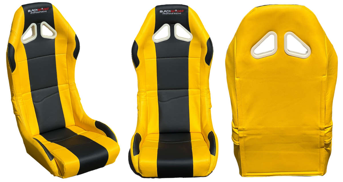 BlackSpider BSVR002 Racing Simulator Seat Yellow Black