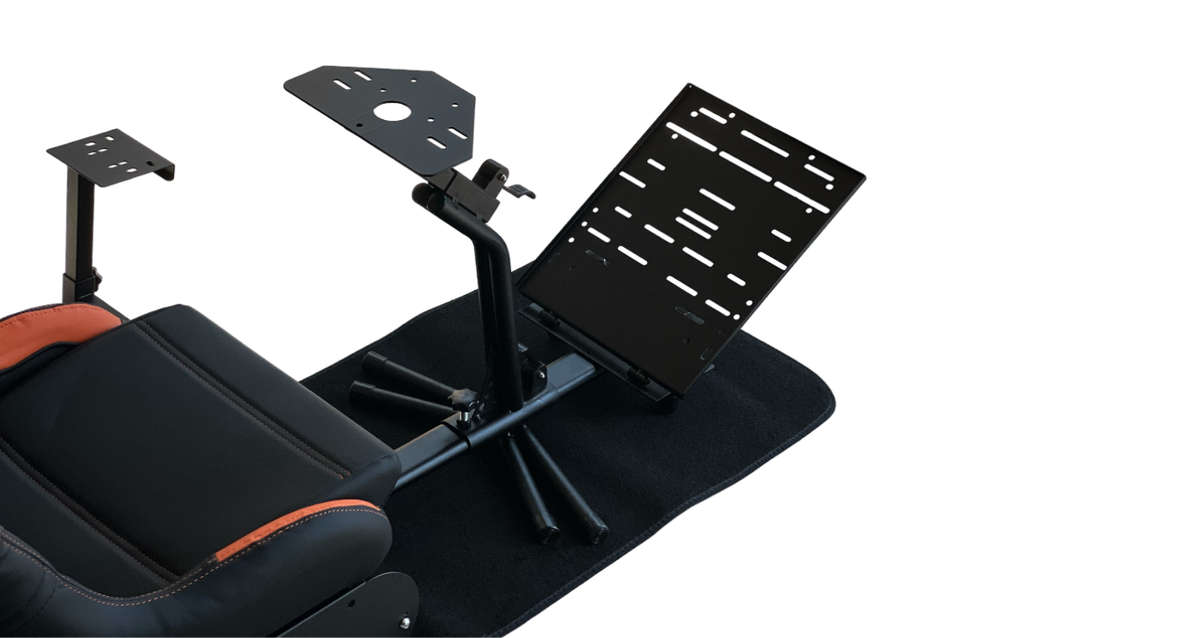 BlackSpider BSVR005 Racing Simulator Seat Black Orange