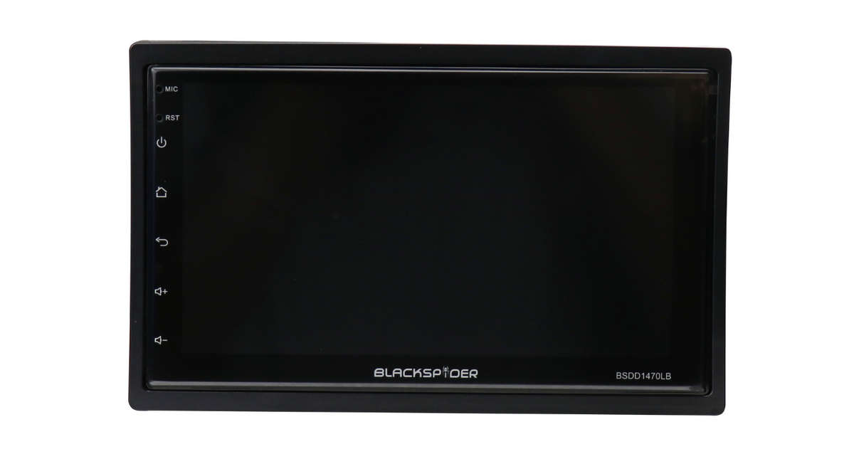 BlackSpider BSDD1470LB 2Din Wireless Apple CarPlay Android Auto Radio Long Base