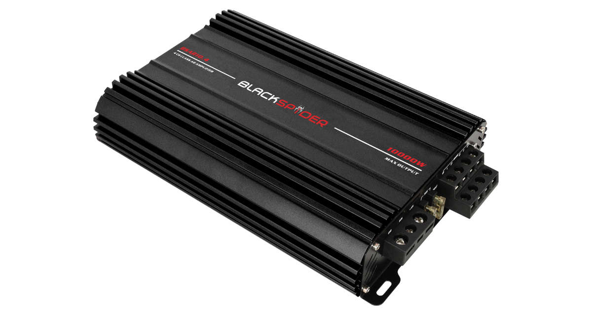 BlackSpider BSAR10.4 Rogue Series 10000W 4 Channel Amplifier
