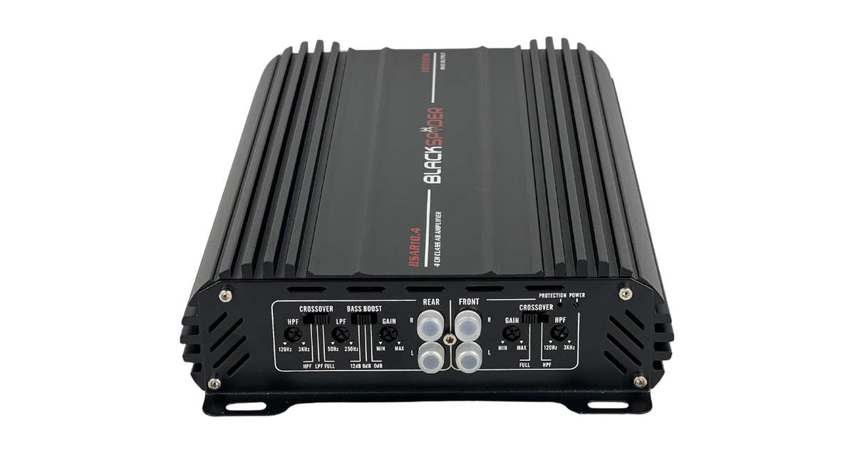 BlackSpider BSAR10.4 Rogue Series 10000W 4 Channel Amplifier