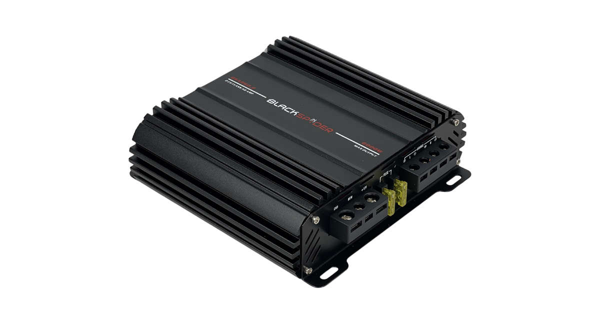 BlackSpider BSAR60.2 Rogue Series 6000W 2 Channel Amplifier