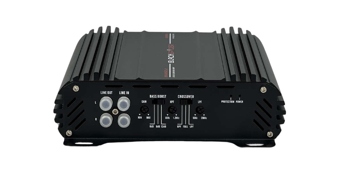 BlackSpider BSAR60.2 Rogue Series 6000W 2 Channel Amplifier