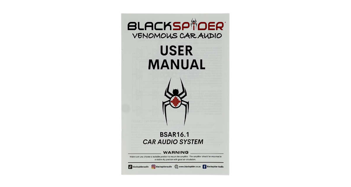 BlackSpider BSAR16.1 Rogue Series 16000W Monoblock Amplifier