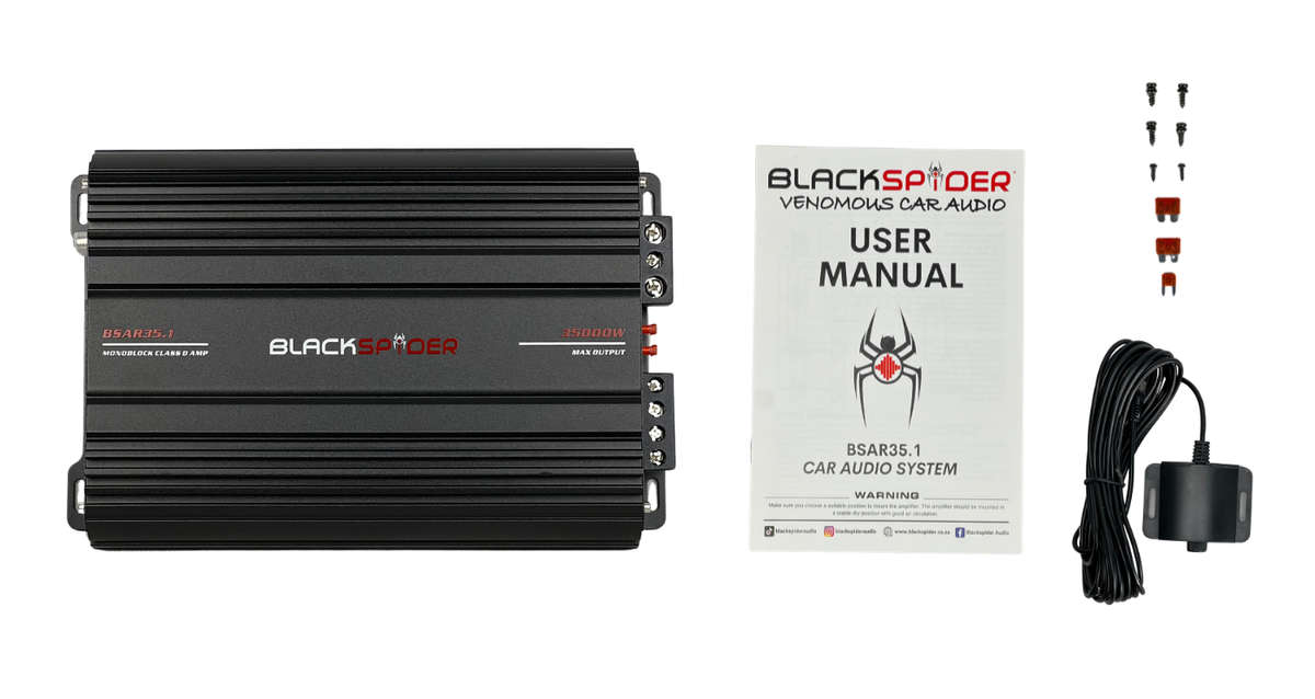 BlackSpider BSAR35.1 Rogue Series 35000W Monoblock Amplifier