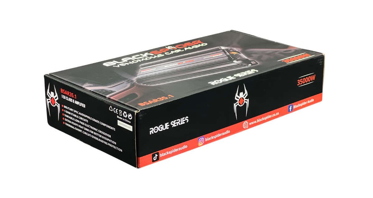 BlackSpider BSAR35.1 Rogue Series 35000W Monoblock Amplifier