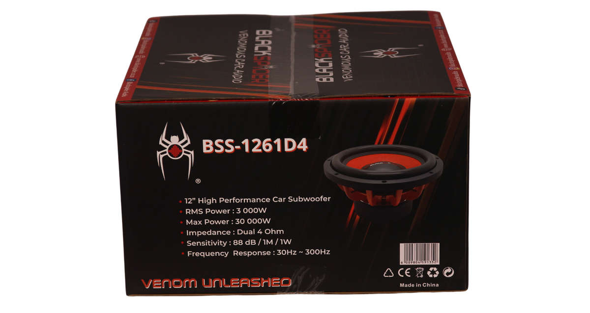 BlackSpider 12 30000W Venom Unleashed Subwoofer