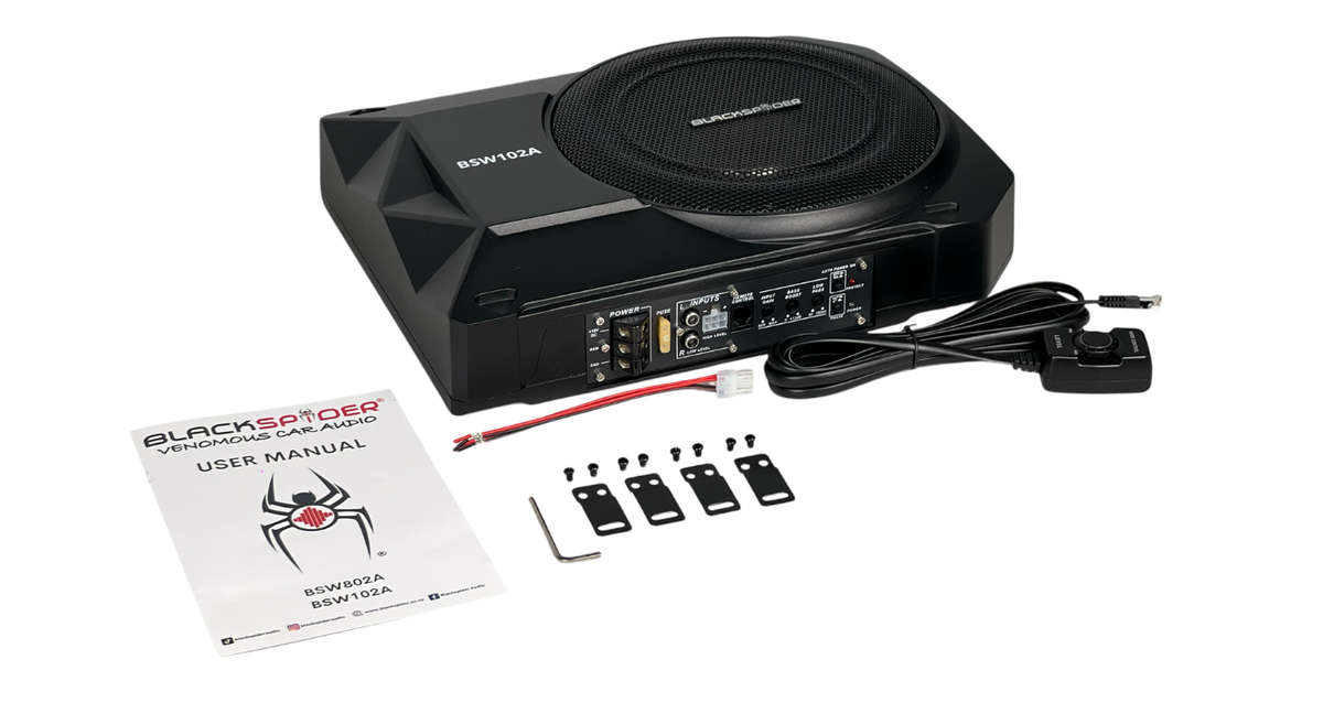 Blackspider Bsw102a 10" 12000W Active Subwoofer