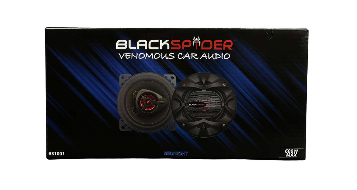 Blackspider Bs1001 4" 600W 2-Way Coaxial Speaker