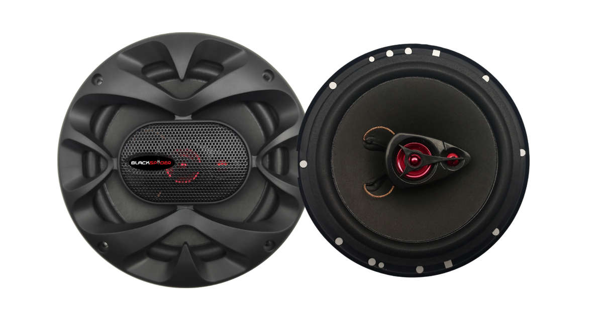 BlackSpider BS1601 6.5 1000W 3-Way Coaxial Speaker