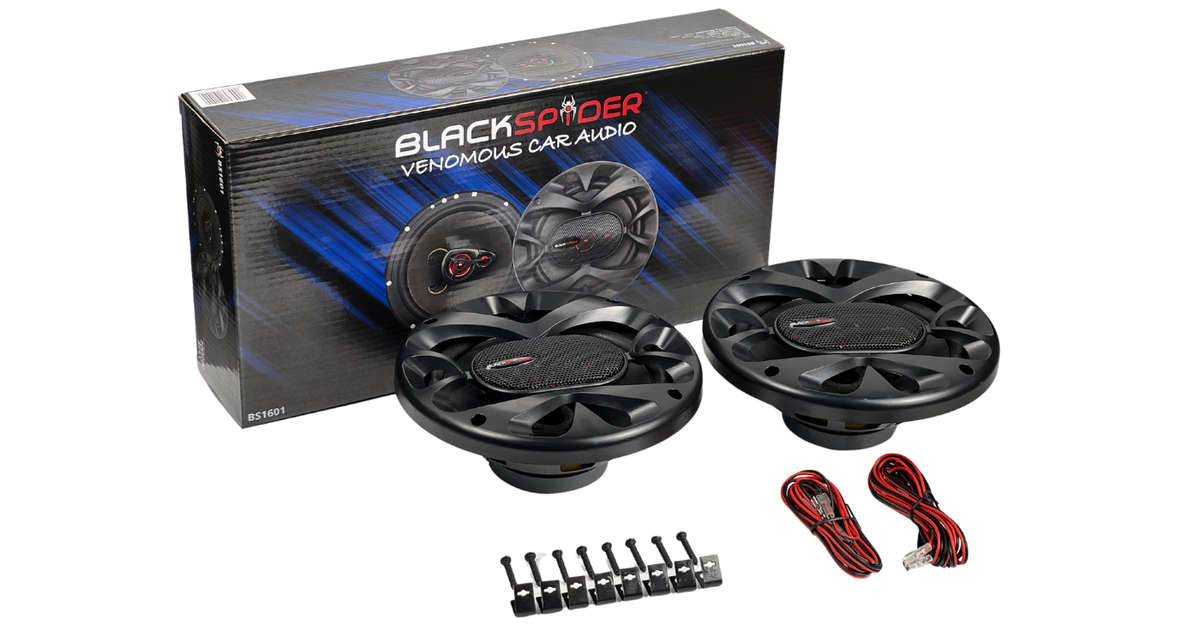 BlackSpider BS1601 6.5 1000W 3-Way Coaxial Speaker