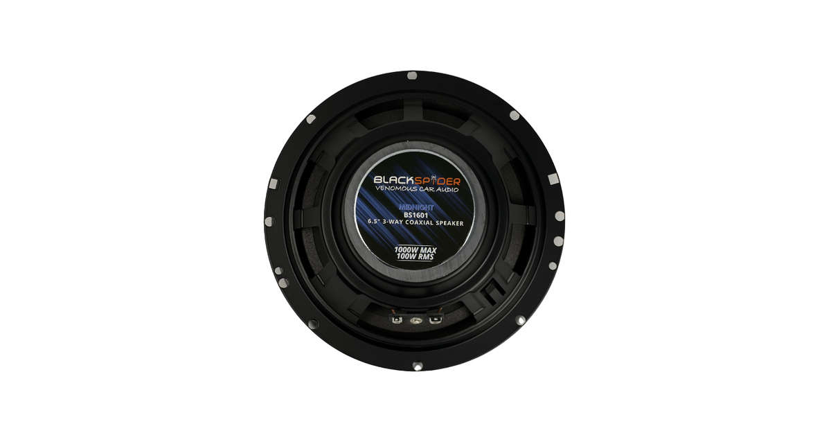 BlackSpider BS1601 6.5 1000W 3-Way Coaxial Speaker