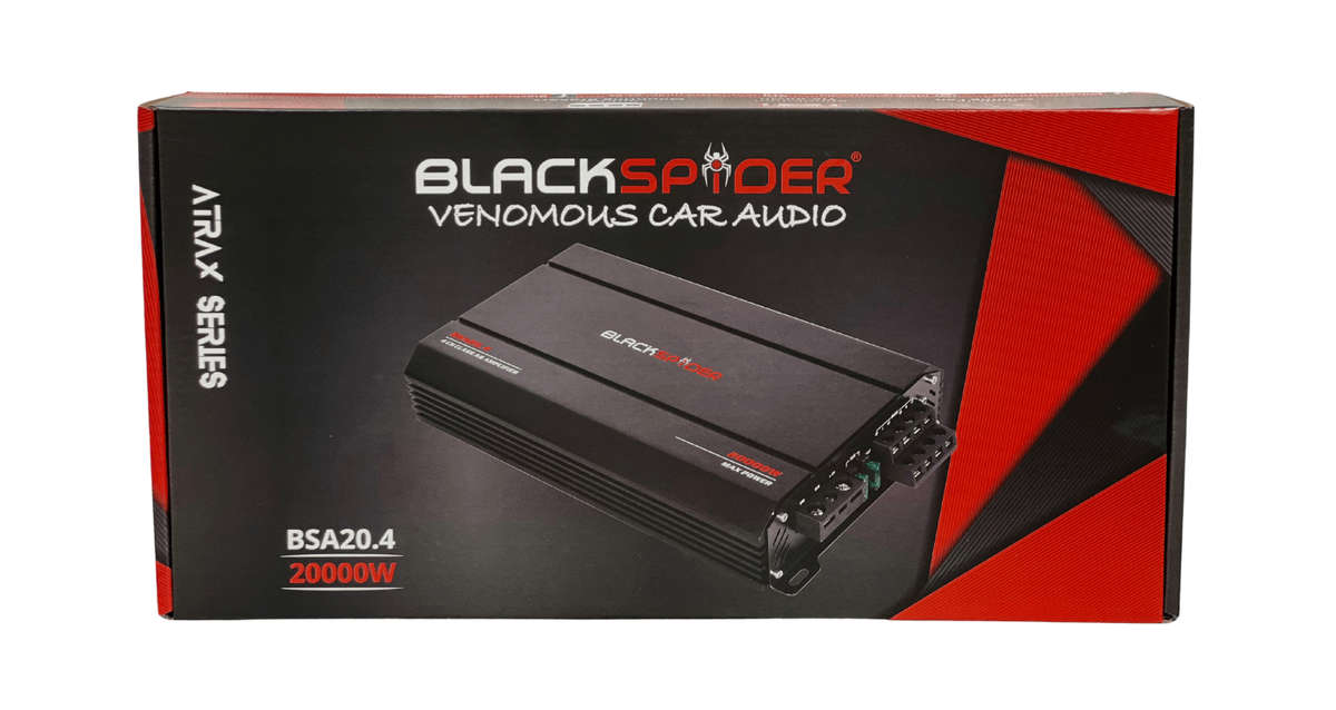 BlackSpider BSA20.4 20000W 4 Channel Amplifier