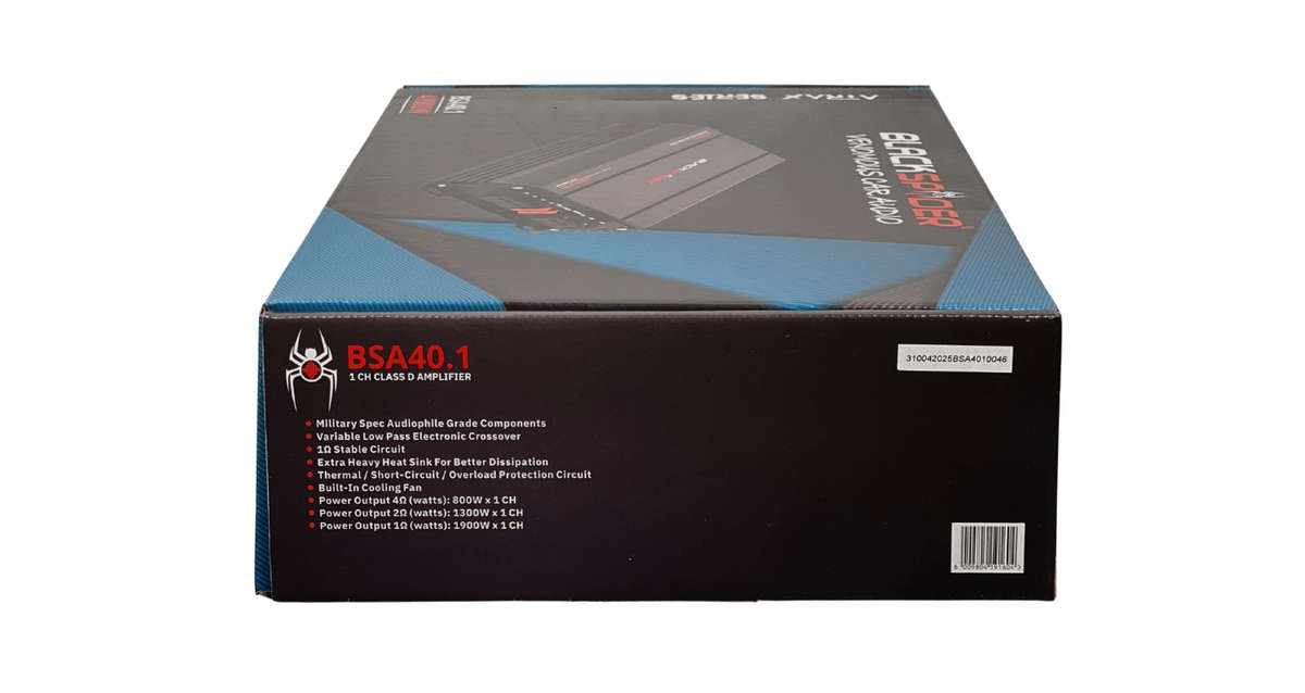 BlackSpider BSA36.1 36000W Mono Block Amplifier