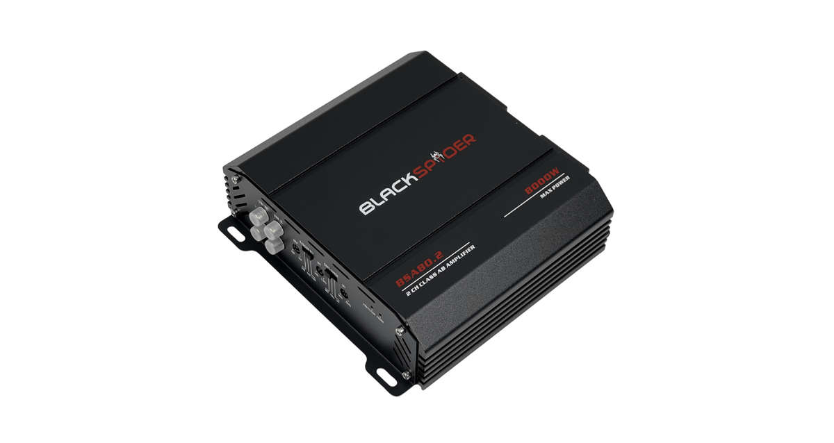 BlackSpider BSA80.2 8000W 2 Channel Amplifier