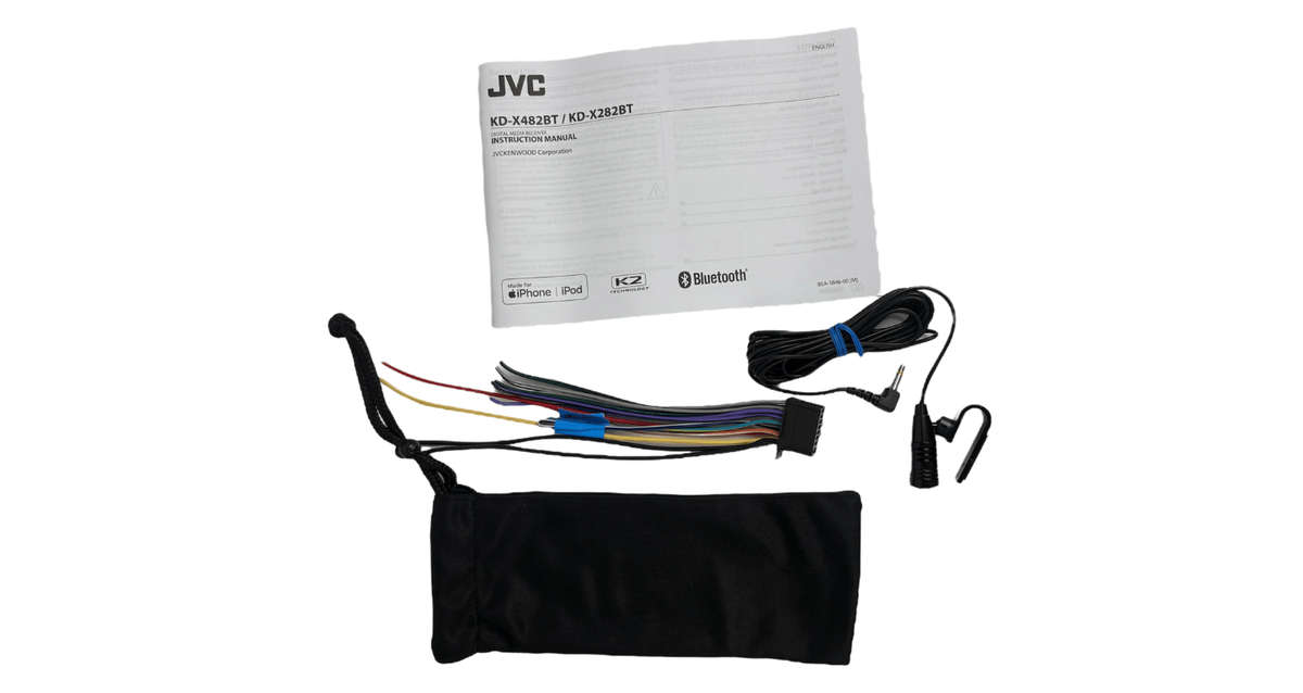 Jvc Kd-X482bt Radio Single Din With Bluetooth