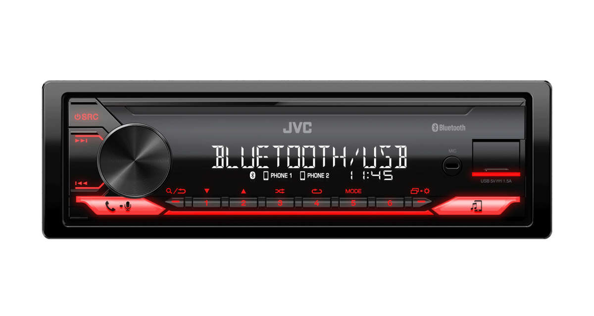 JVC KD-X182BT Digital Media Player with USB and AUX