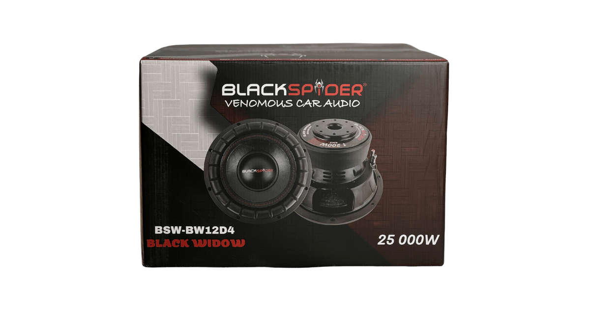 BlackSpider Black Widow BSW-BW12D4 12" 25000W DVC Subwoofer