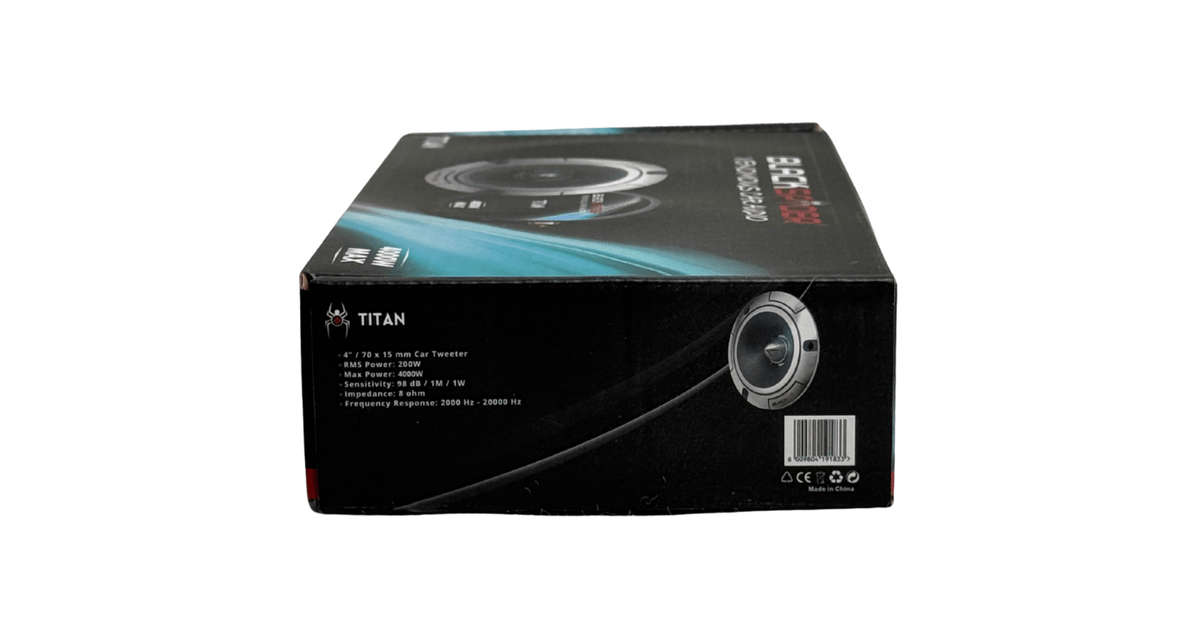Blackspider Titan 4" 4000W Car Bullet Tweeter