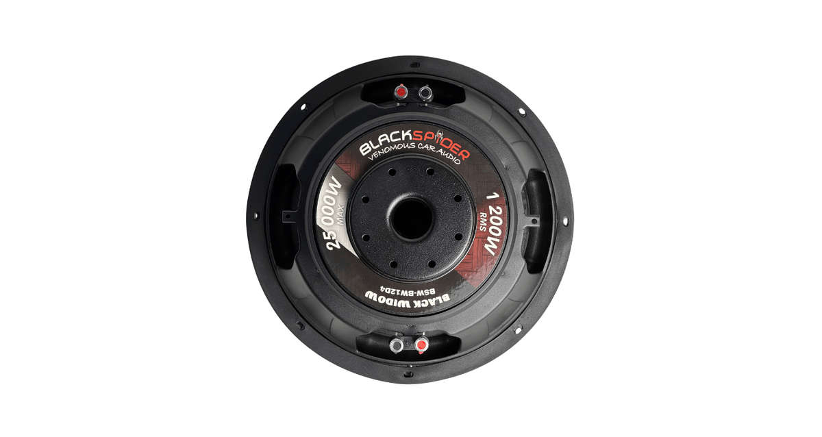 BlackSpider Black Widow BSW-BW12D4 12" 25000W DVC Subwoofer
