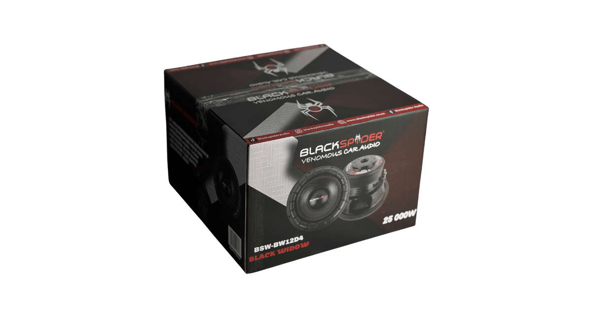 BlackSpider Black Widow BSW-BW12D4 12" 25000W DVC Subwoofer