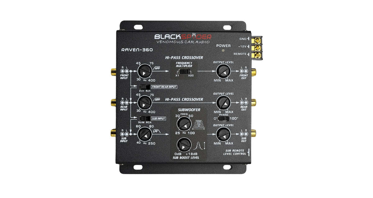 Blackspider Raven-360 3-Way Crossover