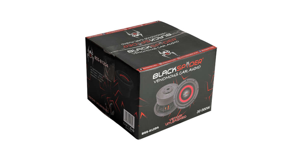 Blackspider Venom Unleashed BSS-812D4 8" 30000W Subwoofer