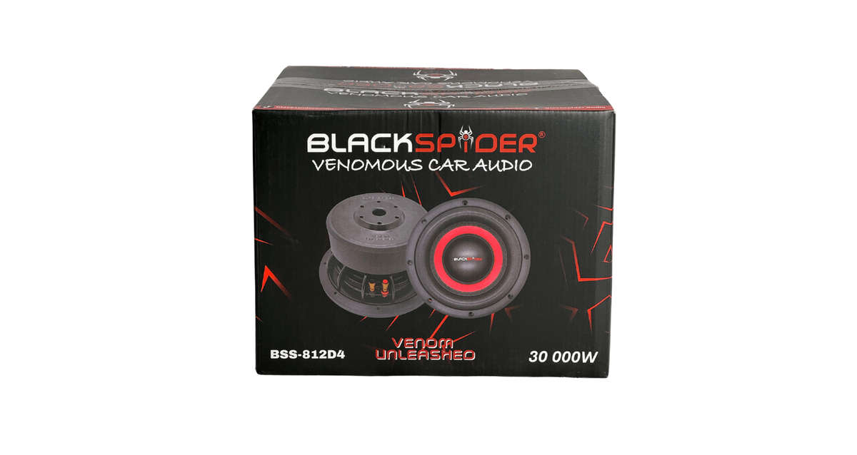 Blackspider Venom Unleashed BSS-812D4 8" 30000W Subwoofer
