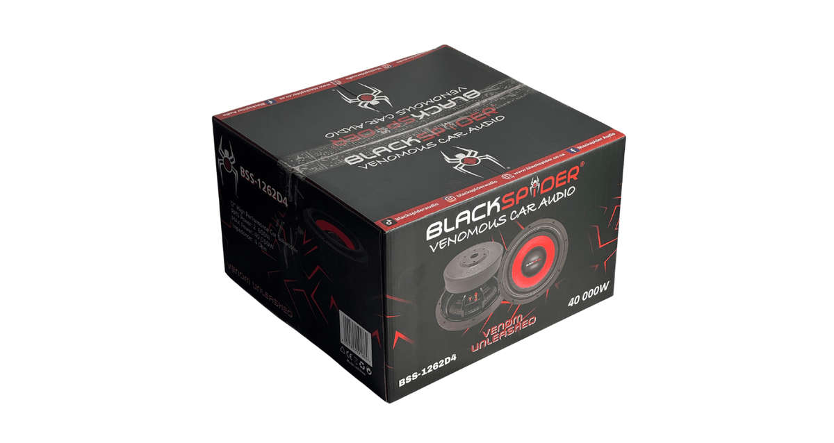 Blackspider Venom Unleashed BSS-126D4 12" 40000W Subwoofer
