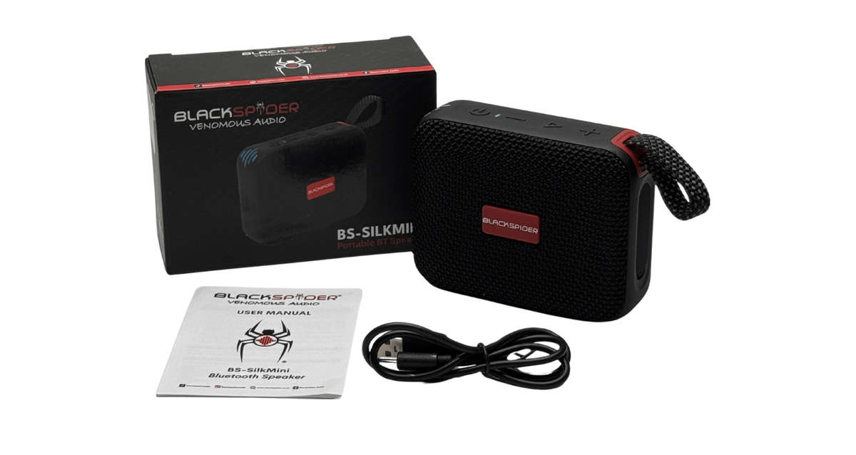 BlackSpider BS-SILKMINI Portable Bluetooth Speaker