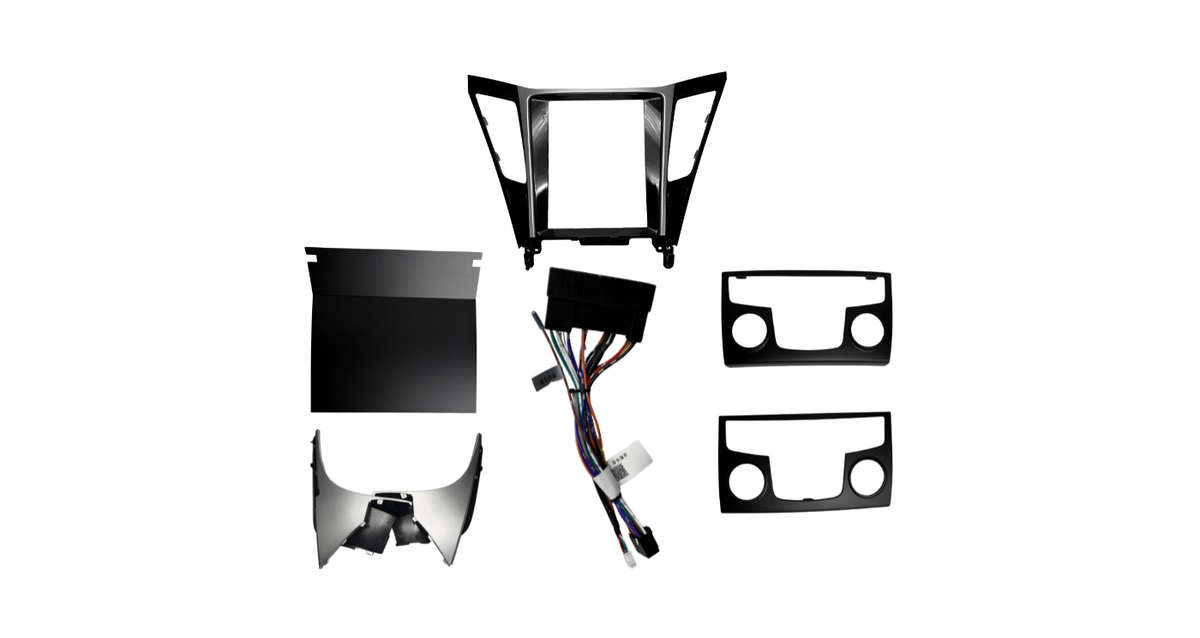 Hyundai Sonata (YF) 2009-2014/ 8 2011-2015 9.7" Trimplate with SWC Canbus and Harness