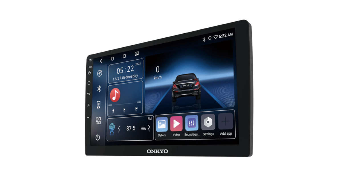 Onkyo X-QD1120T-A7Z 9" Apple CarPlay Android Auto Radio