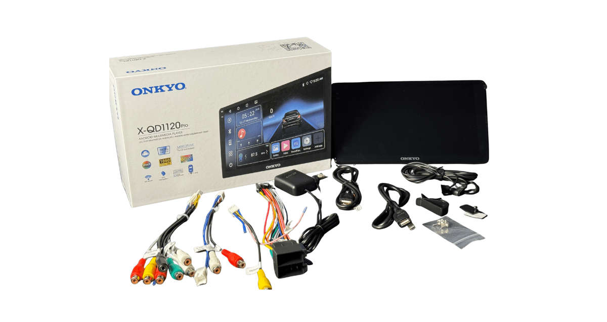 Onkyo X-QD1120T-A7Z 9" Apple CarPlay Android Auto Radio