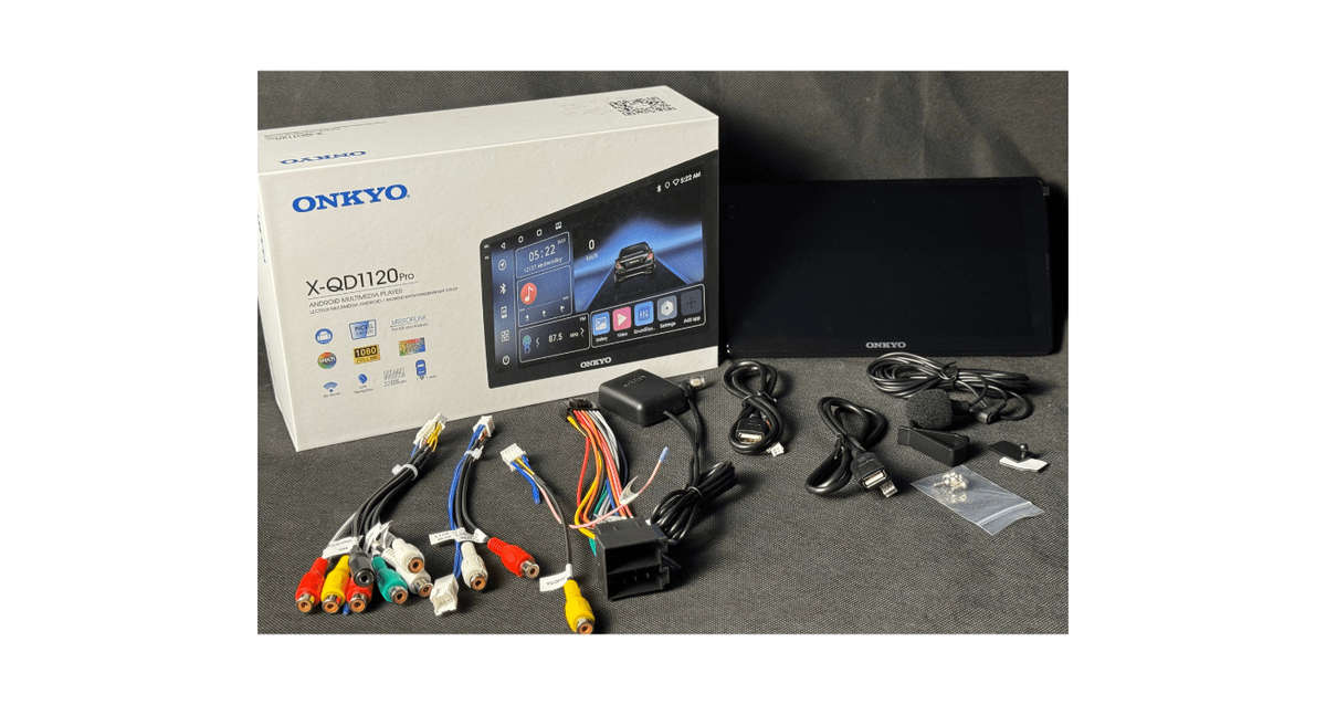 Onkyo X-QD1120T-A7Z 9" Apple CarPlay Android Auto Radio